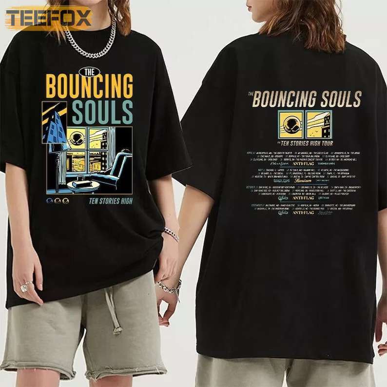 The Bouncing Souls Ten Stories High Tour 2023 T-Shirt