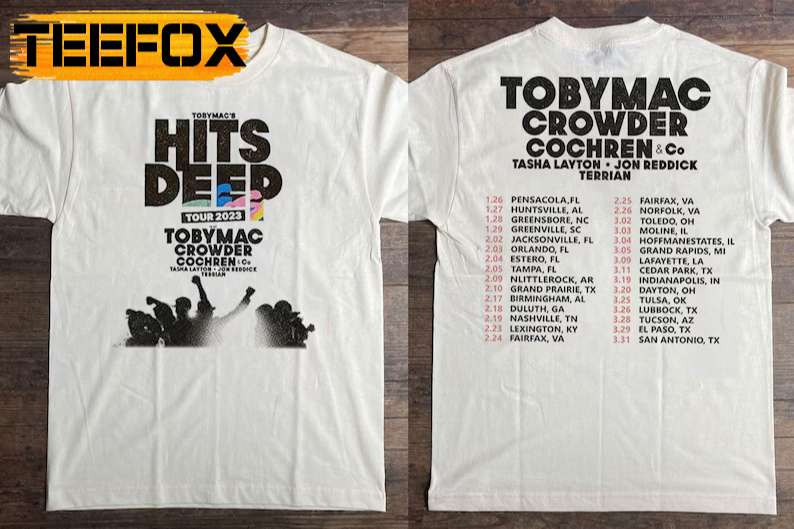 TobyMac Hits Deep America Tour 2023 T-Shirt