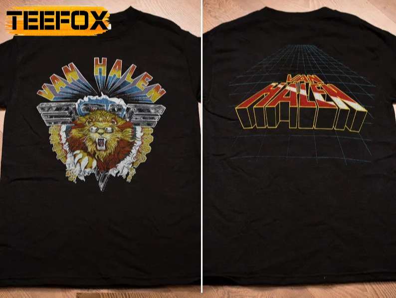 Van Halen Live 1982 Diver Down Tour T-Shirt
