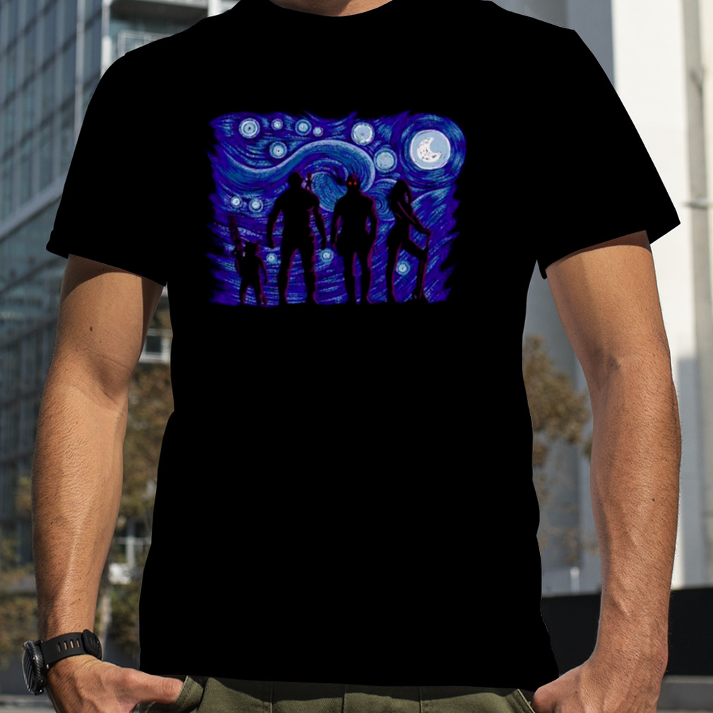 Starry Galaxy Guardians Of The Galaxy shirt