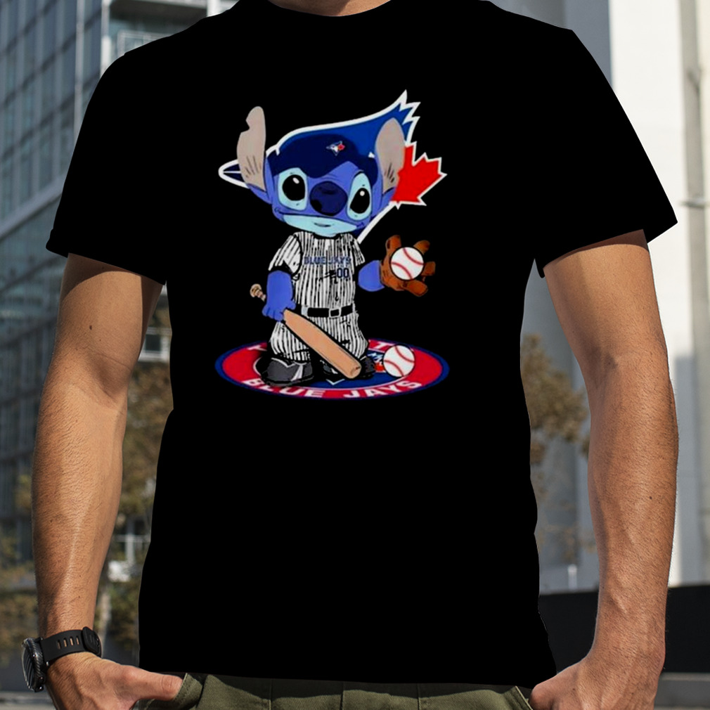 Baby Stitch Toronto Blue Jays Baseball Logo 2023 T-shirt