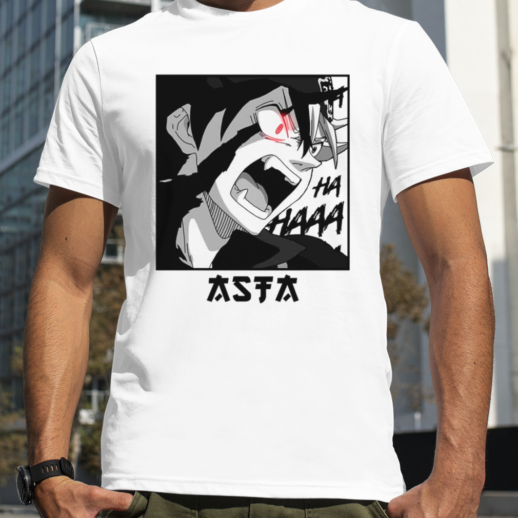 Young Man Artwork Asta Black Clover Manga Series shirt