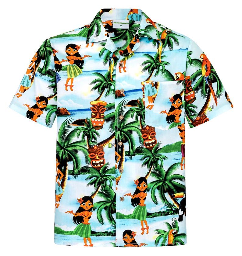 Aloha Girls Multicolor Nice Design Hawaiian Shirt