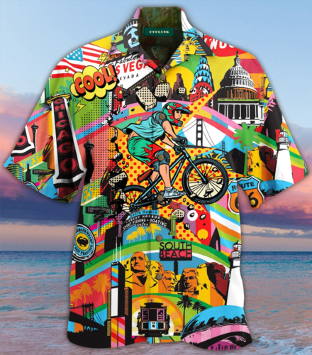 Amazing Cycling Hawaiian Shirt