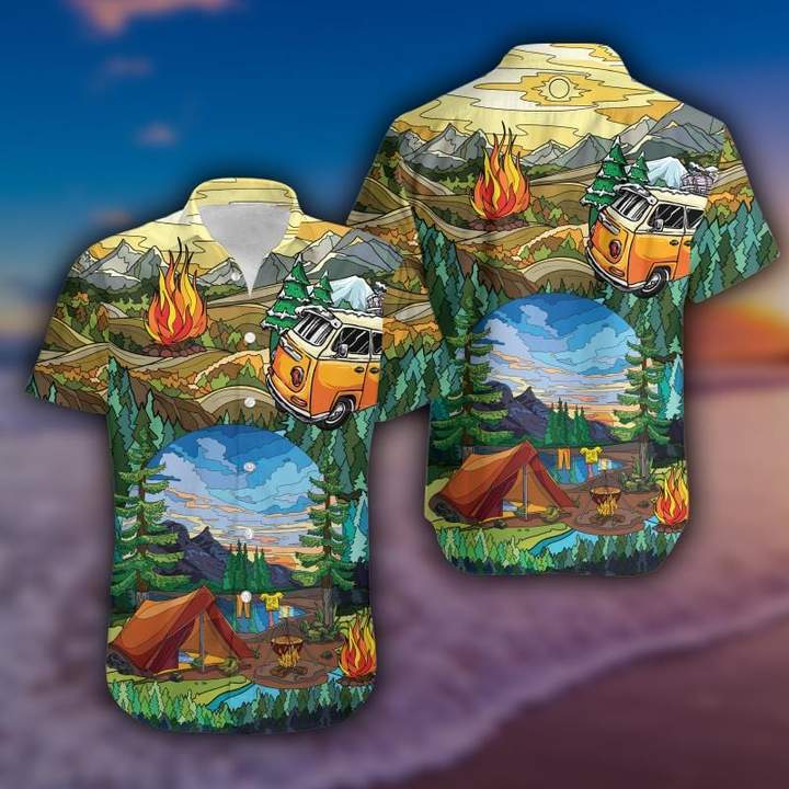 Art Of Camping Hawaiian Shirt