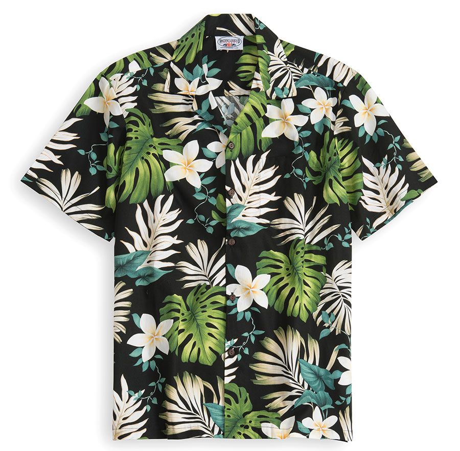 Ilima Black Unique Design Hawaiian Shirt