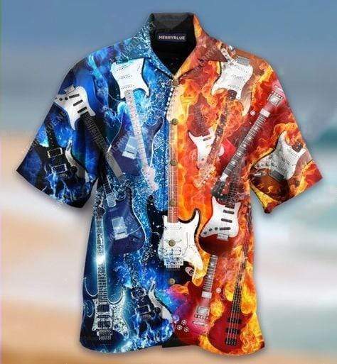 Music Is Life Guitar Hawaiian Shirt