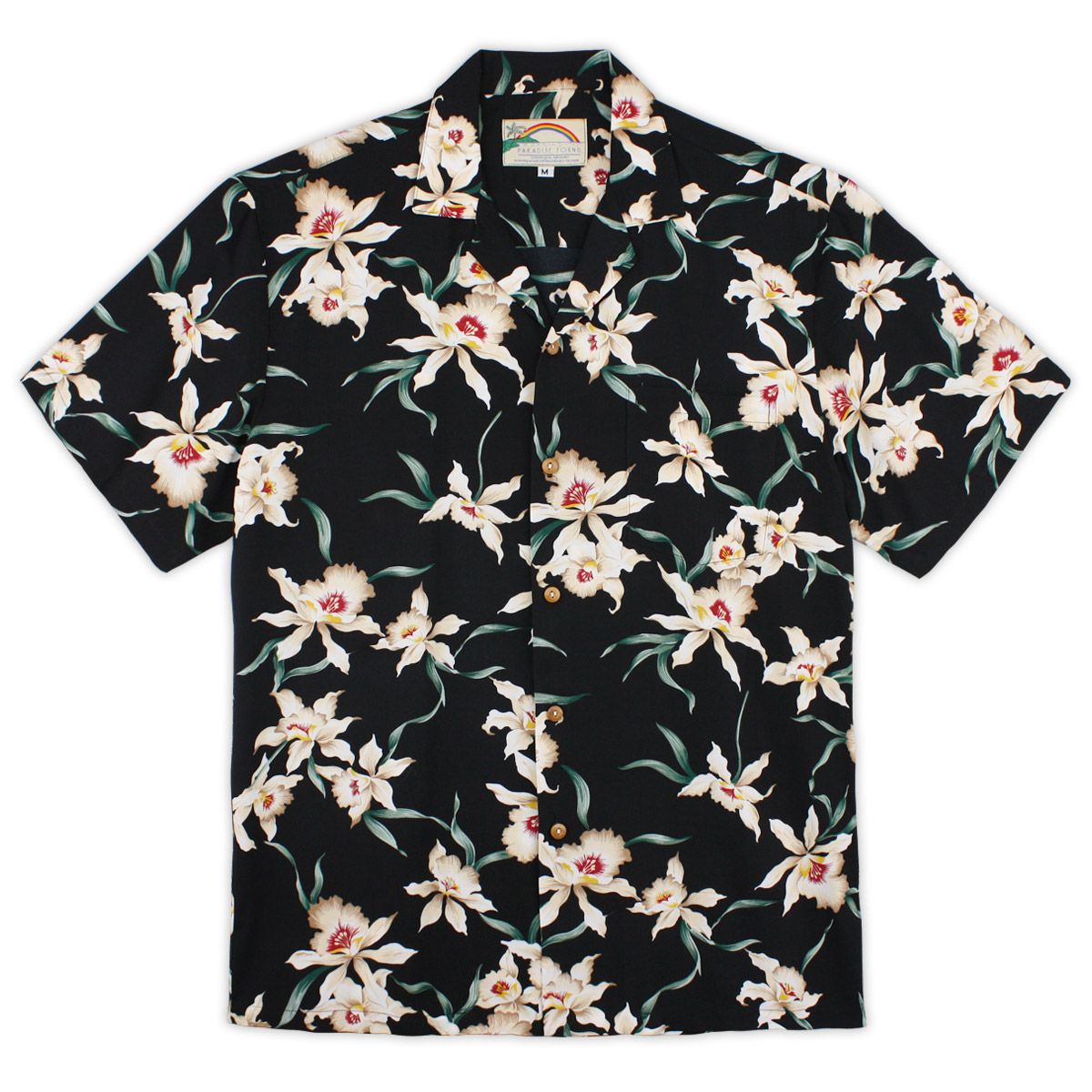 Star Orchid Black Amazing Design Hawaiian Shirt