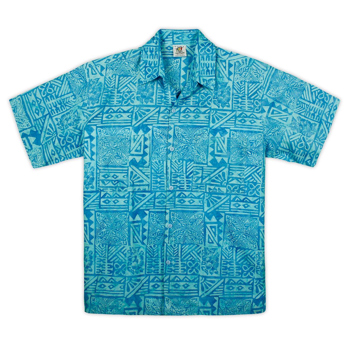 Tapa Rama Blue Nice Design Hawaiian Shirt