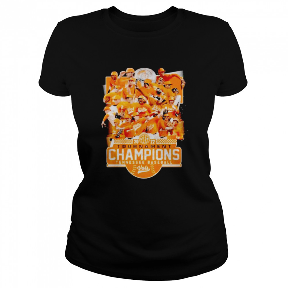 Tennessee Baseball 2022 Tournament Champions Shirt