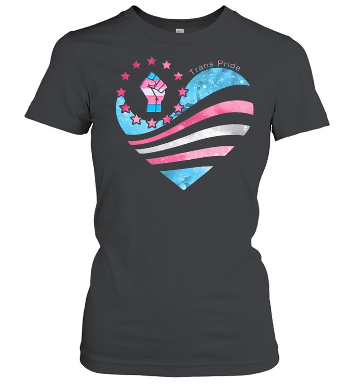 Trans pride heart shirt