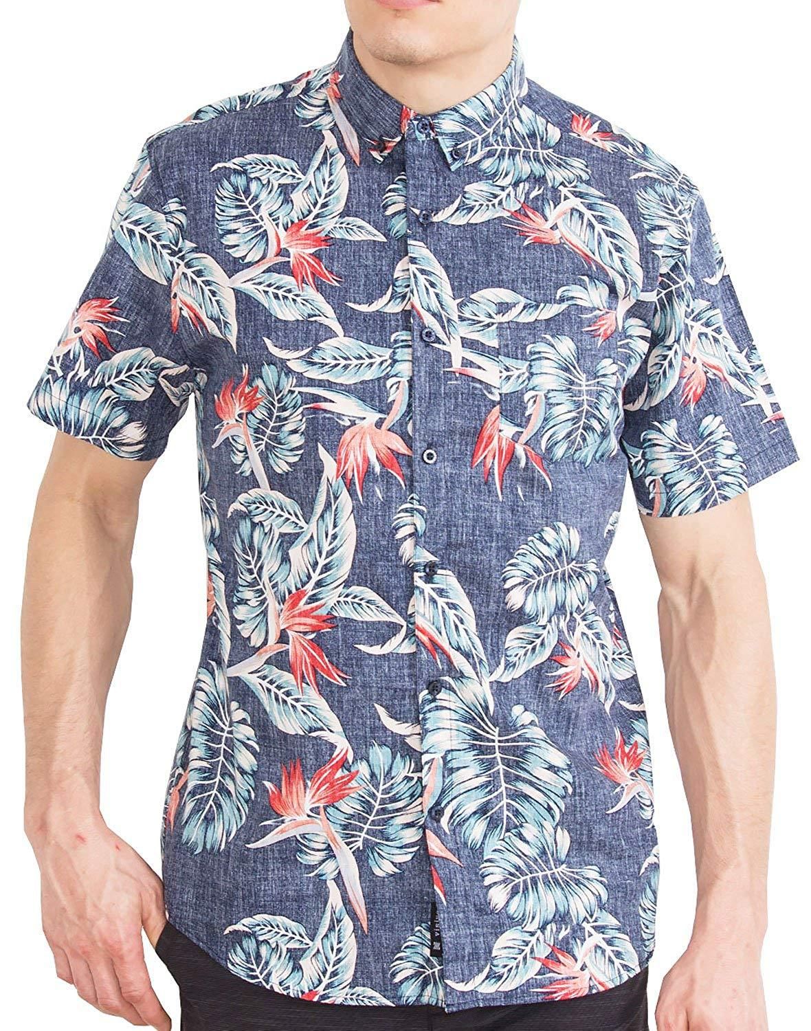 Tropical Gray Awesome Design Hawaiian Shirt