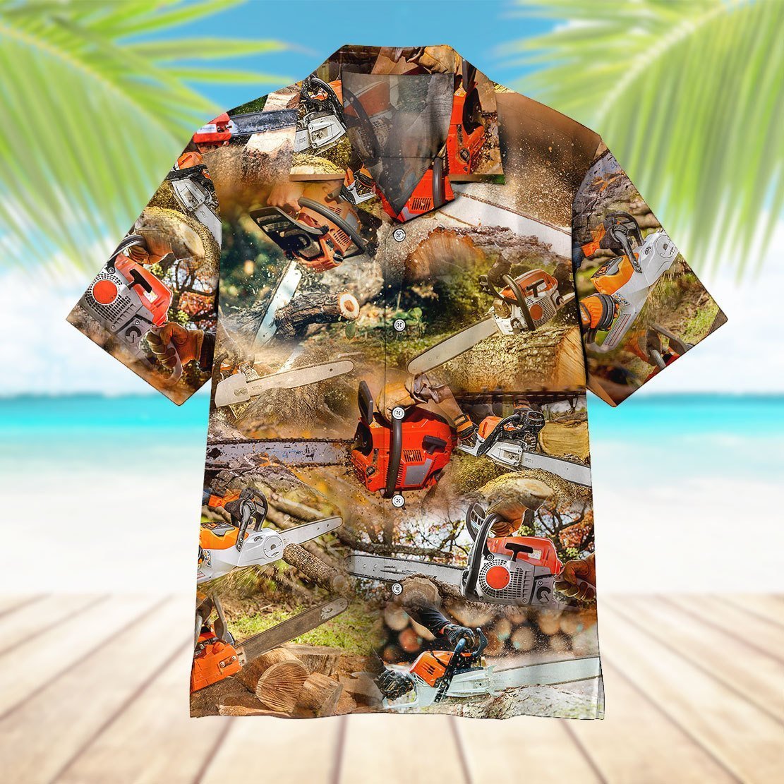 Chainsaw Hawaiian Shirt