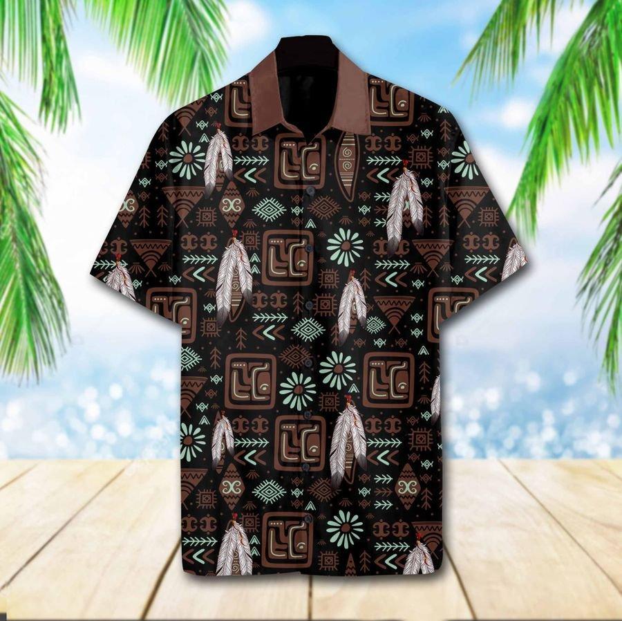 Native Pattern Hawaiian Shirt