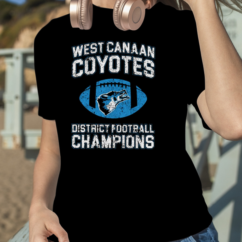 West Canaan Coyotes Football Champions Varsity Blues shirt