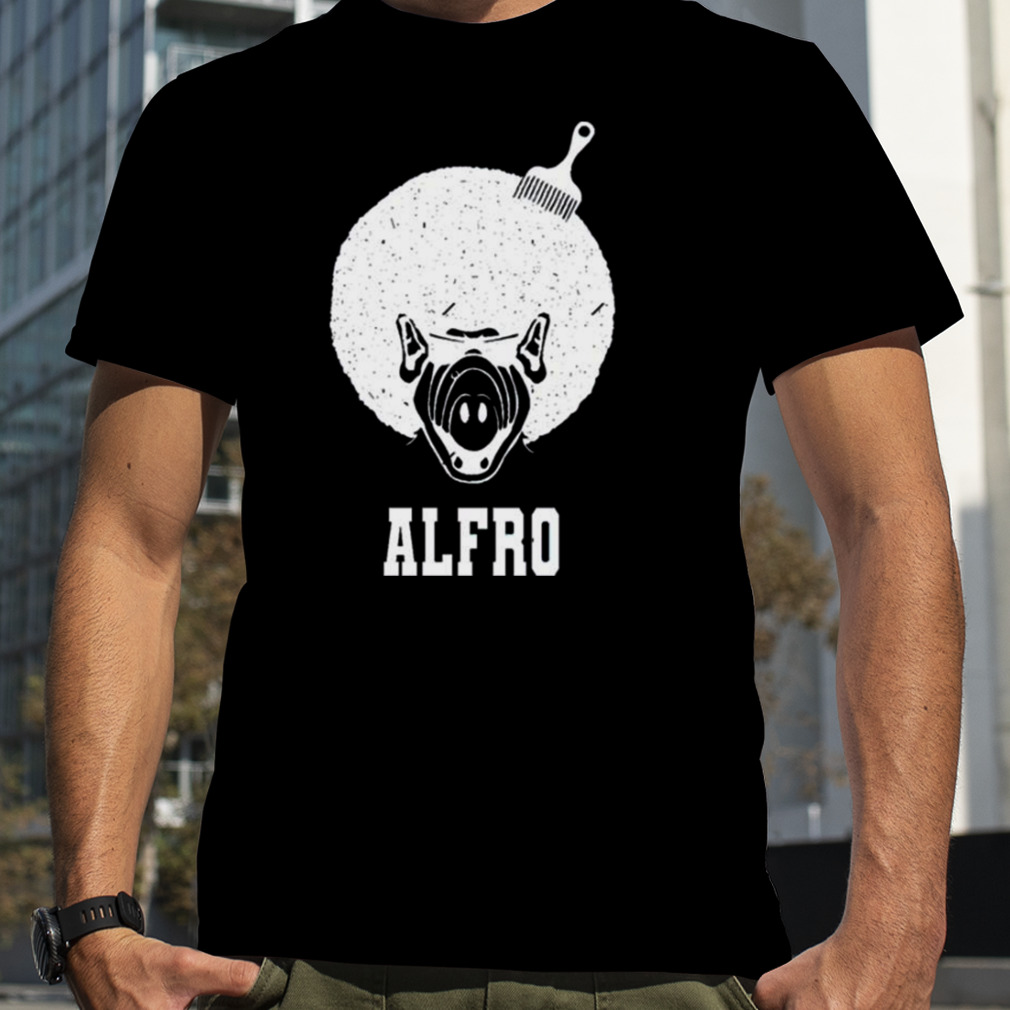 White Art Gordon Alf Alien Life Form Afro Alf shirt