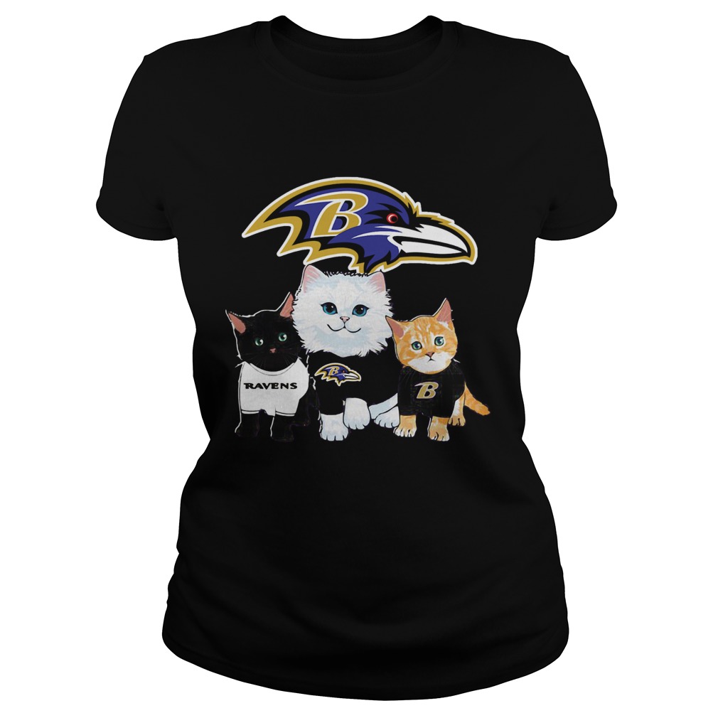 Baltimore Ravens Logo Cats shirt