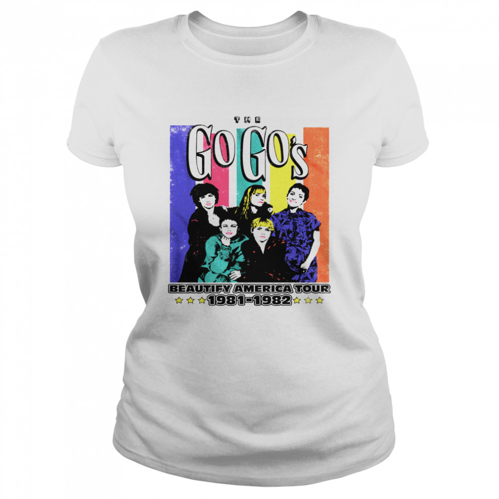 Go-Go’s Beautify America Tour 81-82 shirt