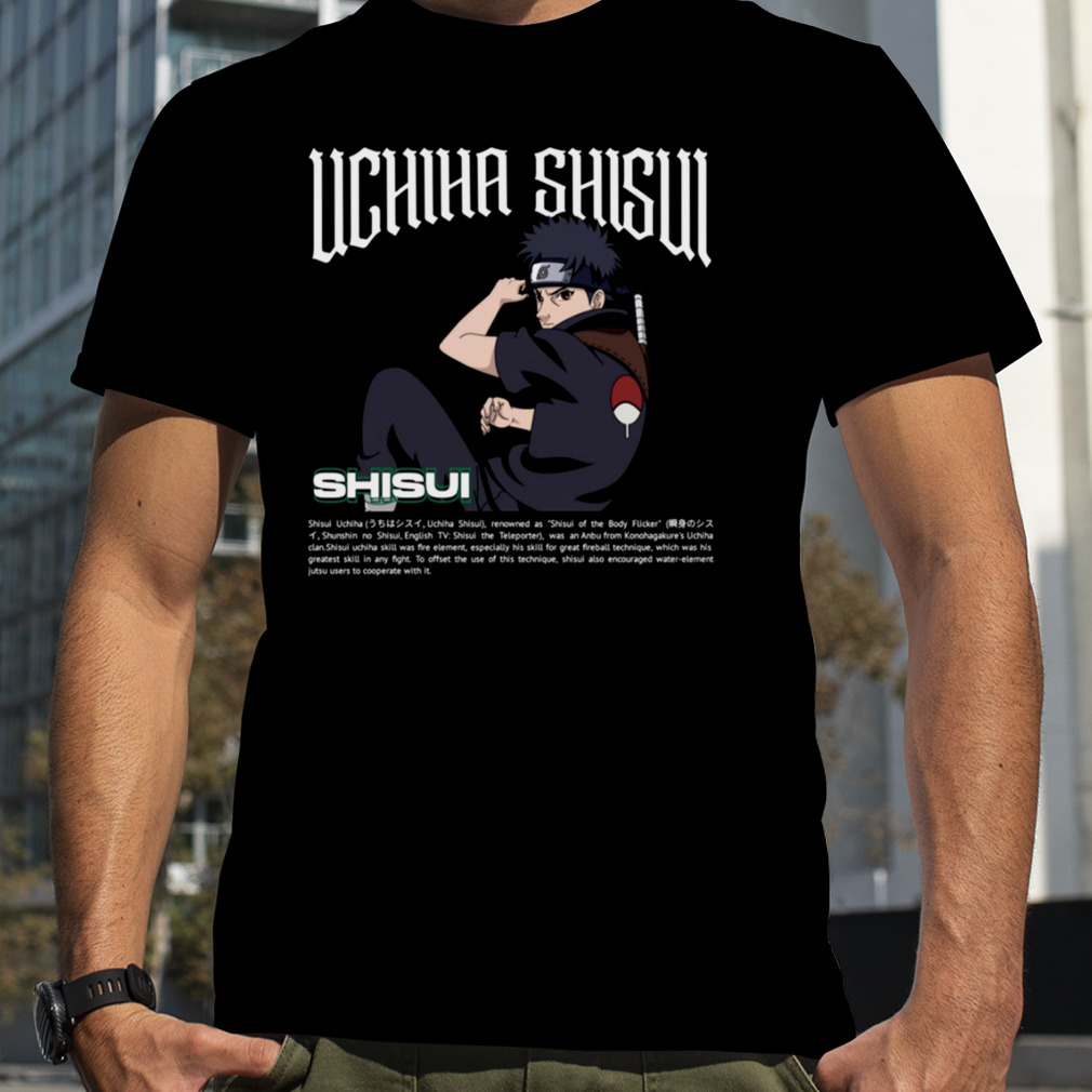 Uchiha Shisui Character In Naruto Shippuden Shirt