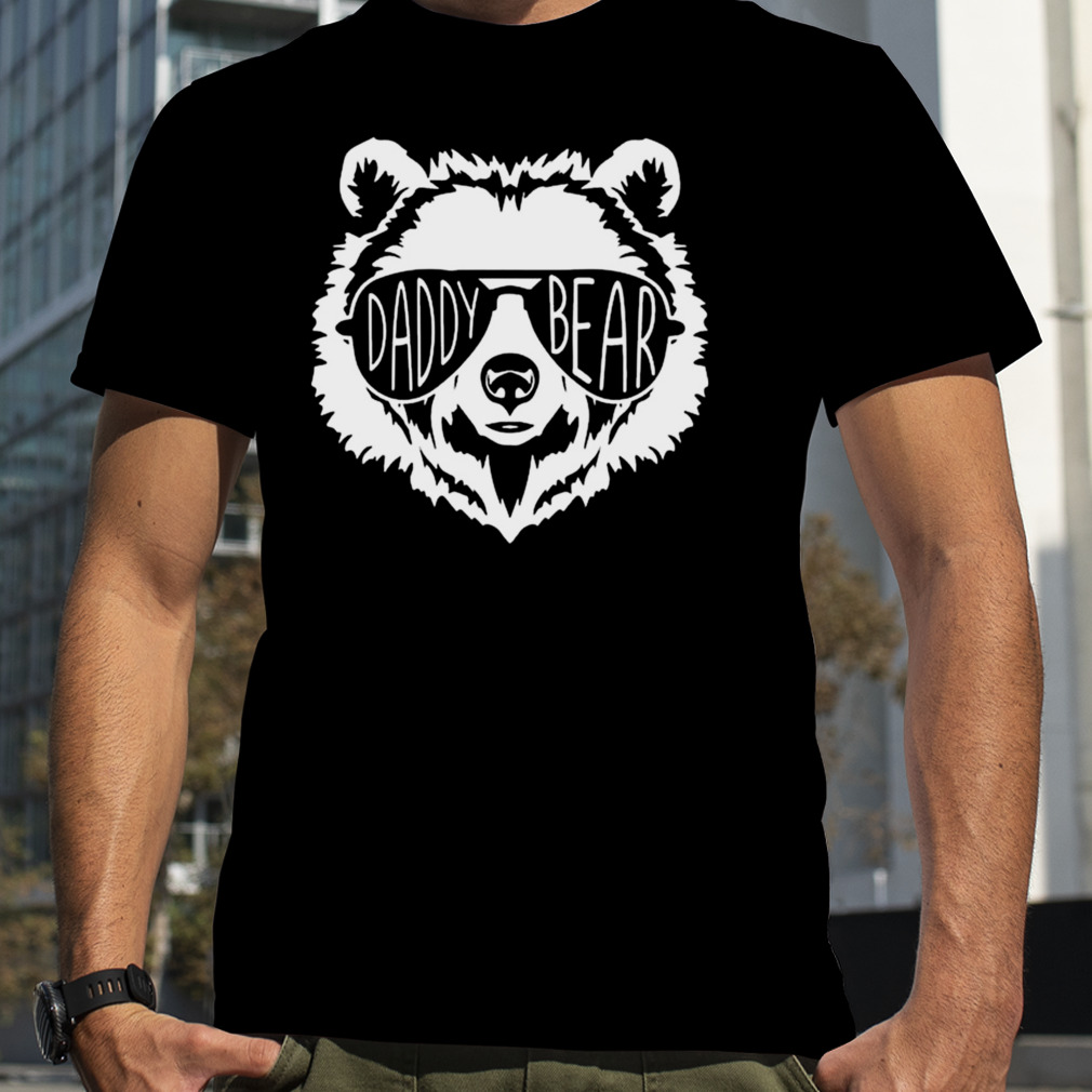 Daddy Bear Face With Sunglasses Cool Shirt