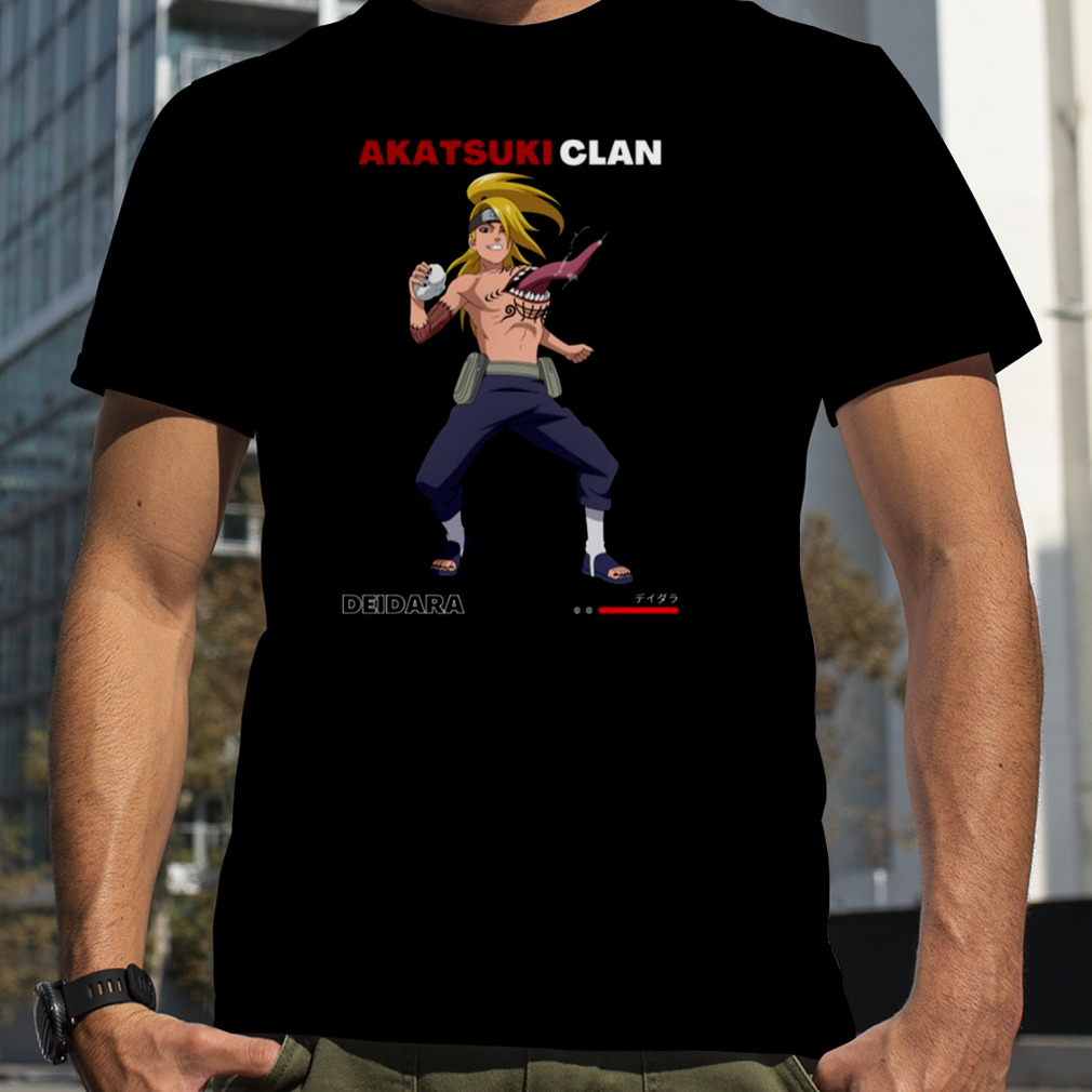 Deidara And The Weapon Naruto Shippuden shirt