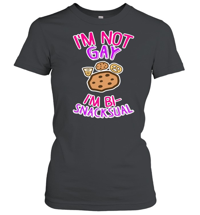 I’m Not Gay I’m Bi Pride Snacksual T-shirt