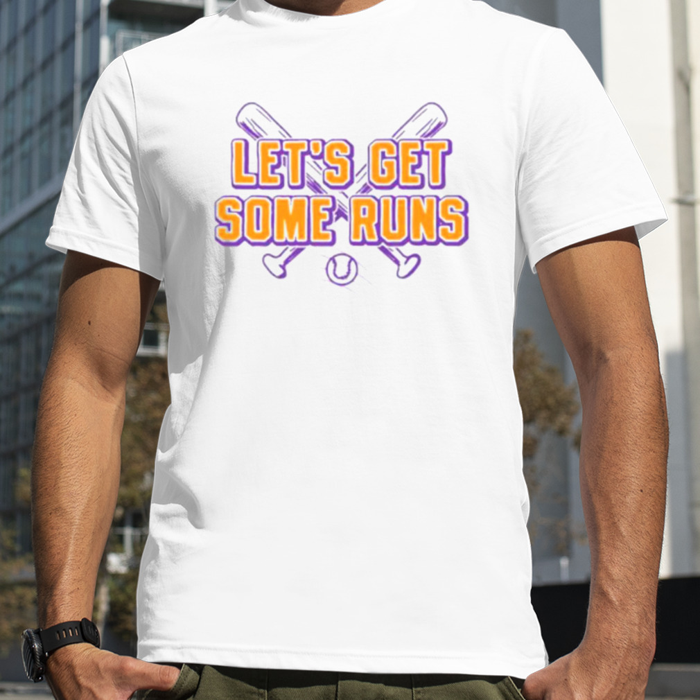 Clemson Tigers Let’s get some runs shirt