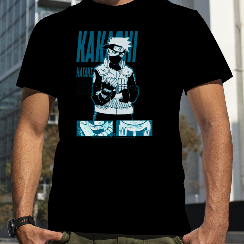 Serrated Rettelse Påstand Funny Art Kakashi Hatake Naruto Shippuden shirt