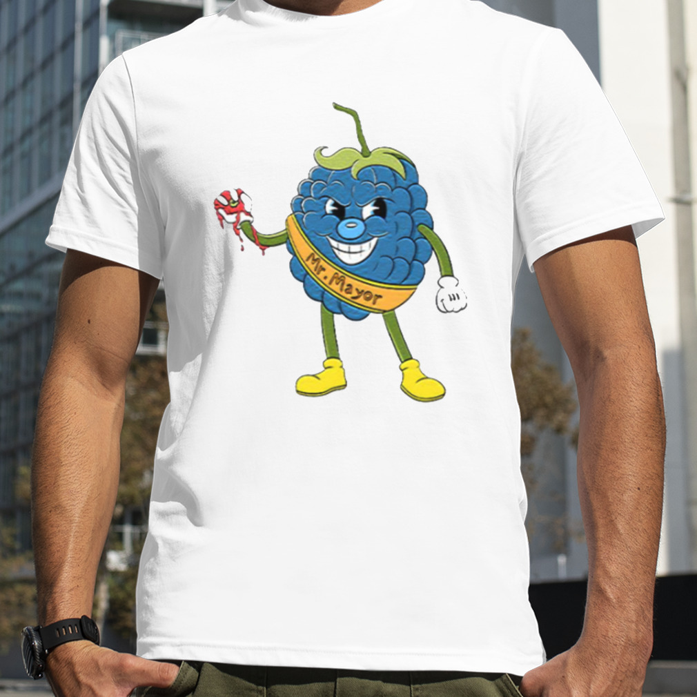 Mayor Blueberry guy shirt