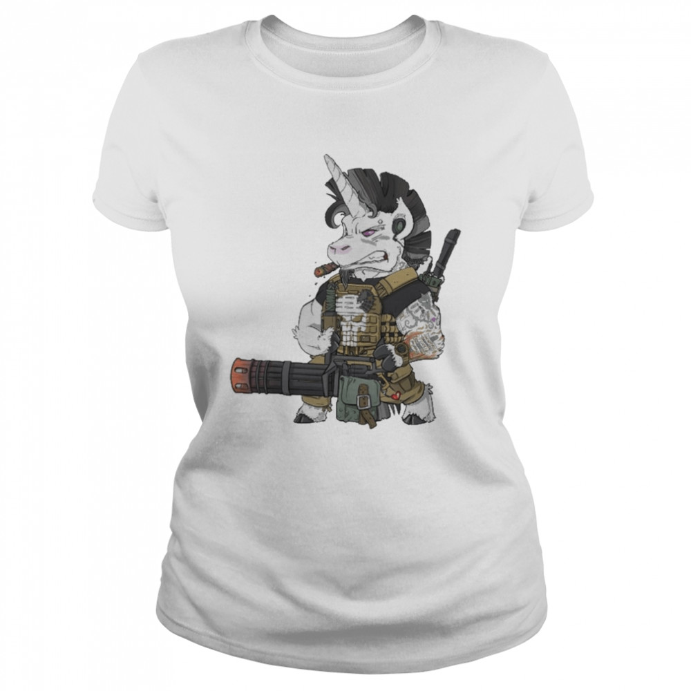 Tactical Airsoft Milsim Guns Military Unicorn Patriot Shirt