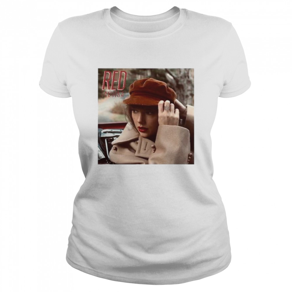 Taylor Swift Red Merch Album Cover Heather Shirt