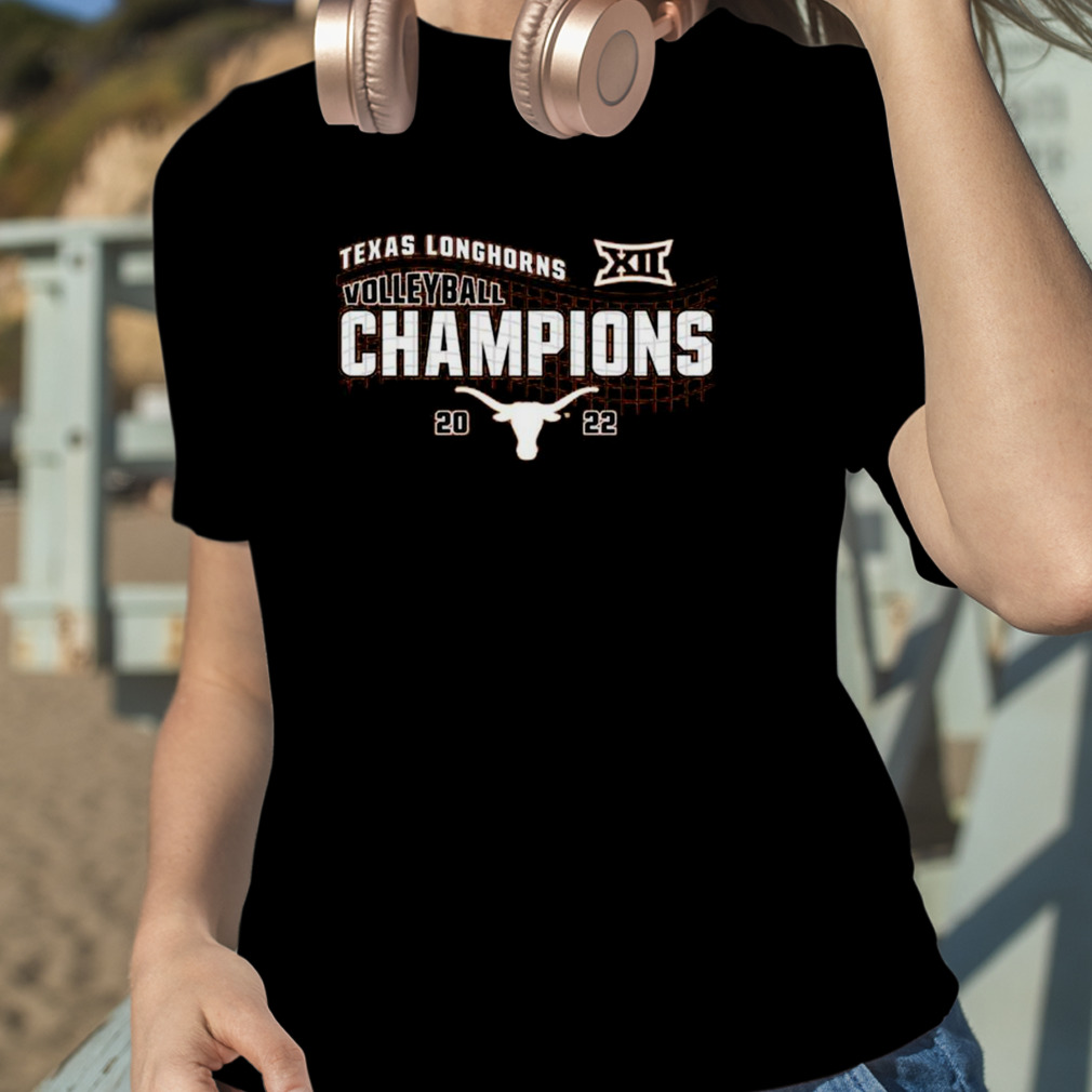Texas Longhorns Blue 84 2022 Big 12 Women’s Volleyball Conference Champions Locker Room Shirt