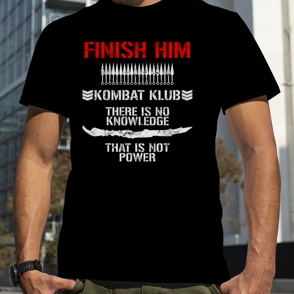 Kombat Klub Mortal Kombat shirt