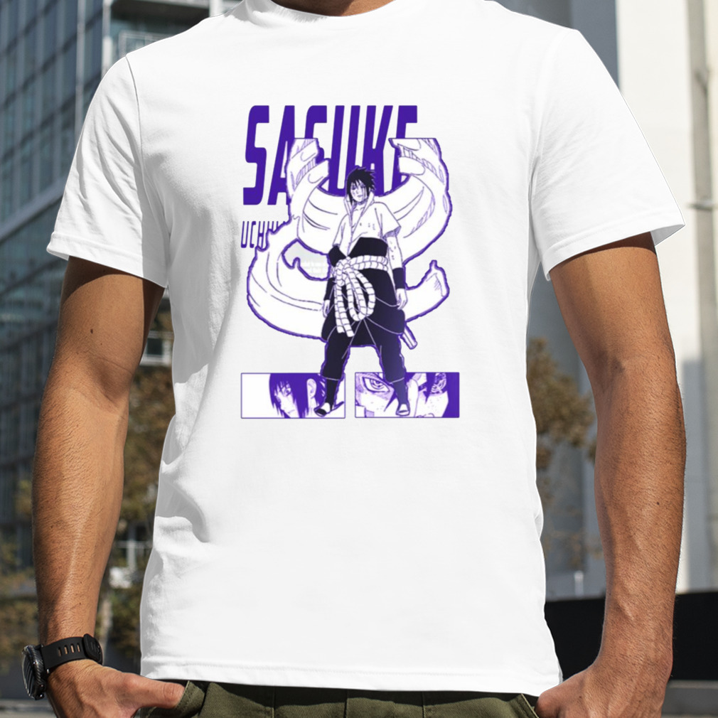 Purple Manga Sasuke Naruto Shippuden shirt