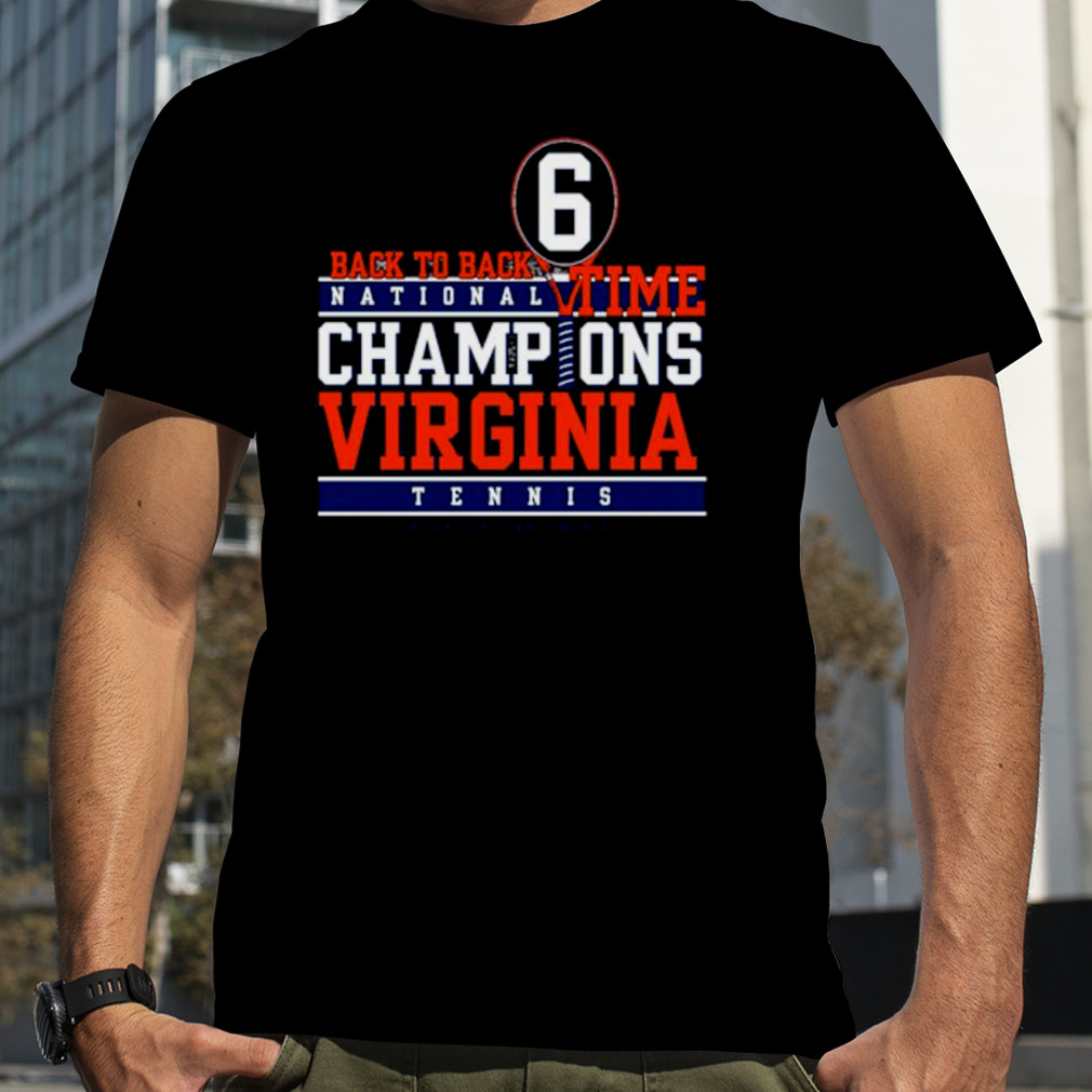 Back to back National time Champions Virginia Tennis NCAA division I men’s shirt
