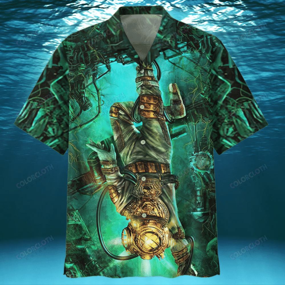 Scuba Diving Hawaiian Shirt