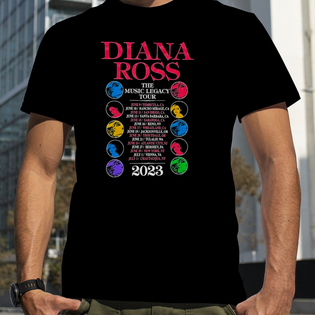 Diana Ross The Music Legacy Tour June 2023 Shirt