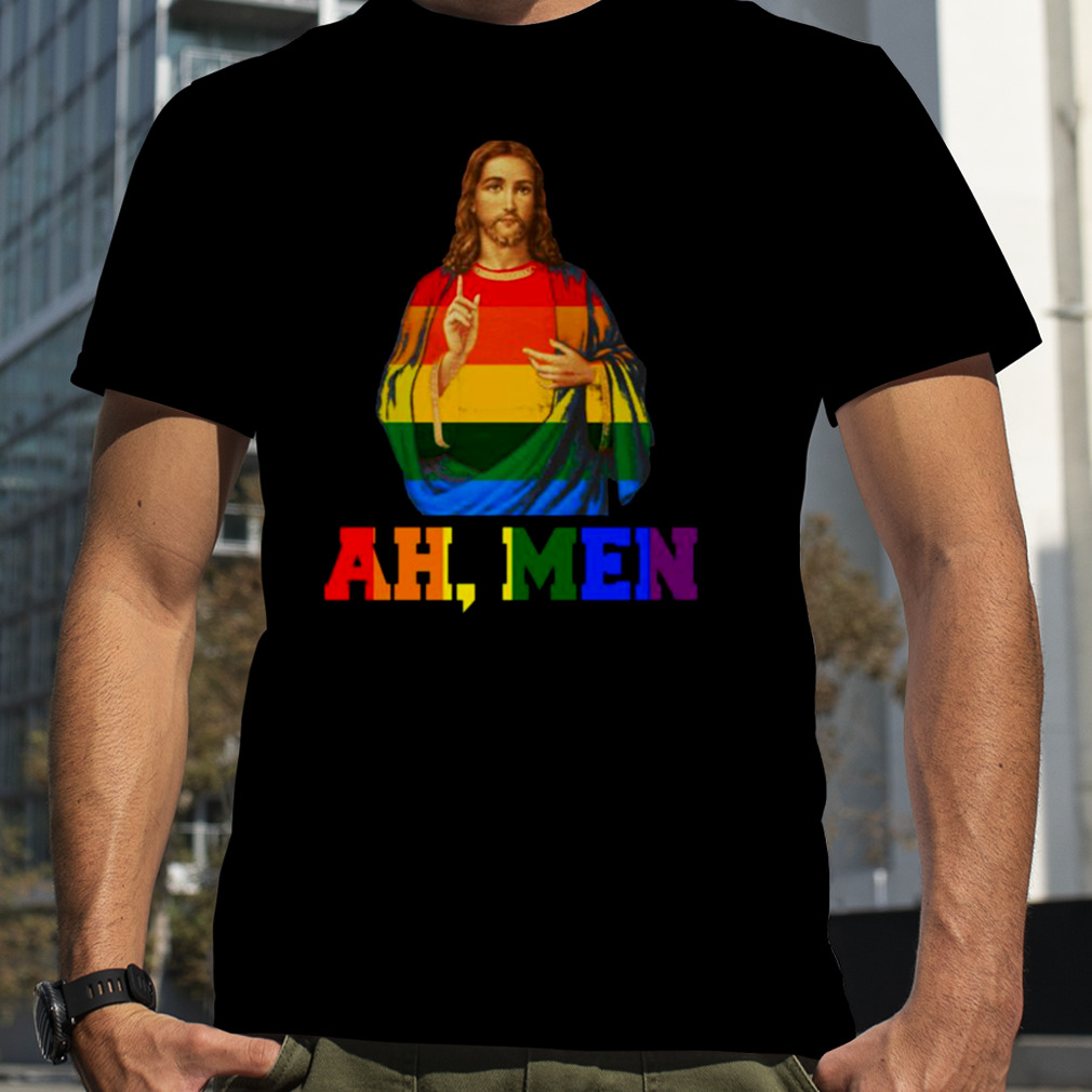 Lgbt Christian Ah Men Funny Lgbt Gay Pride shirt