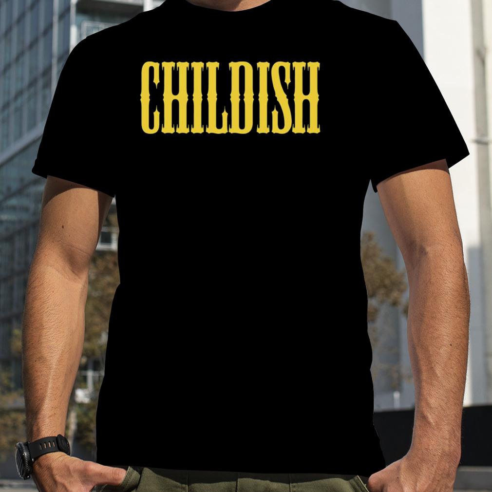 Childish Logo Tgfbro shirt