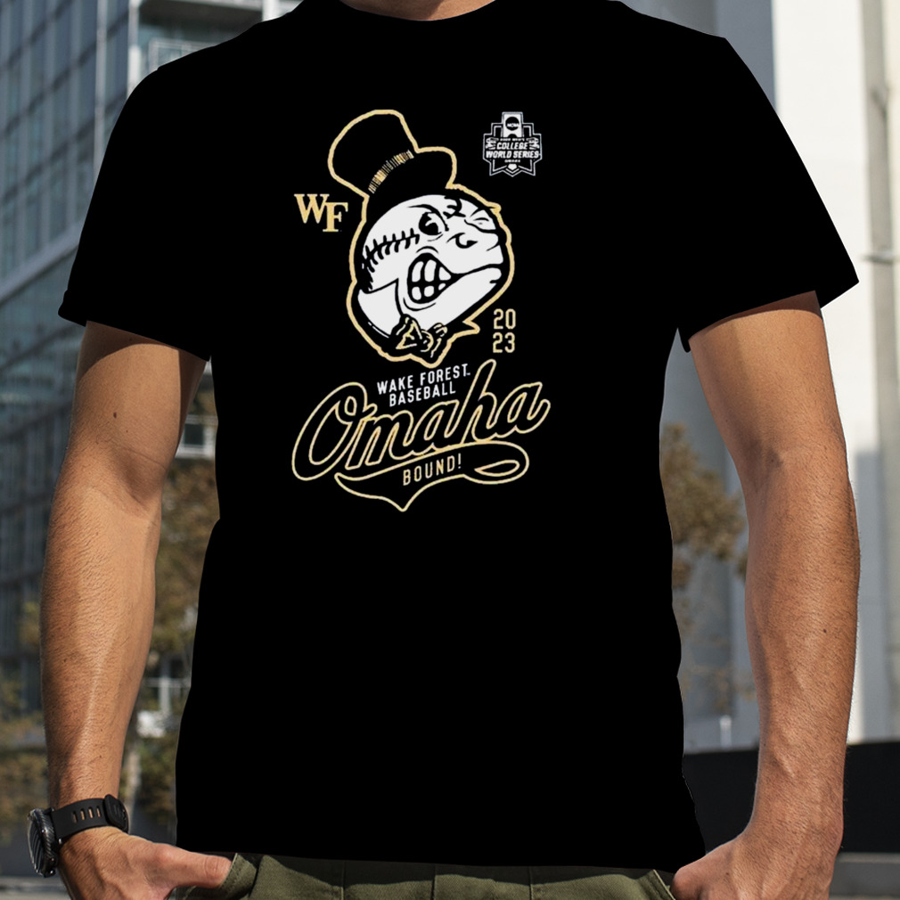 Wake Forest University Baseball 2023 College World Series Omaha Bound Shirt