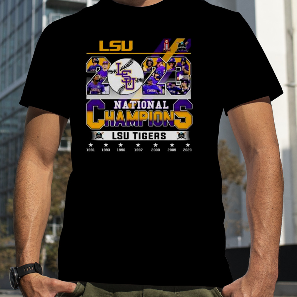 LSU Tigers 2023 National Champions 1991-2023 shirt