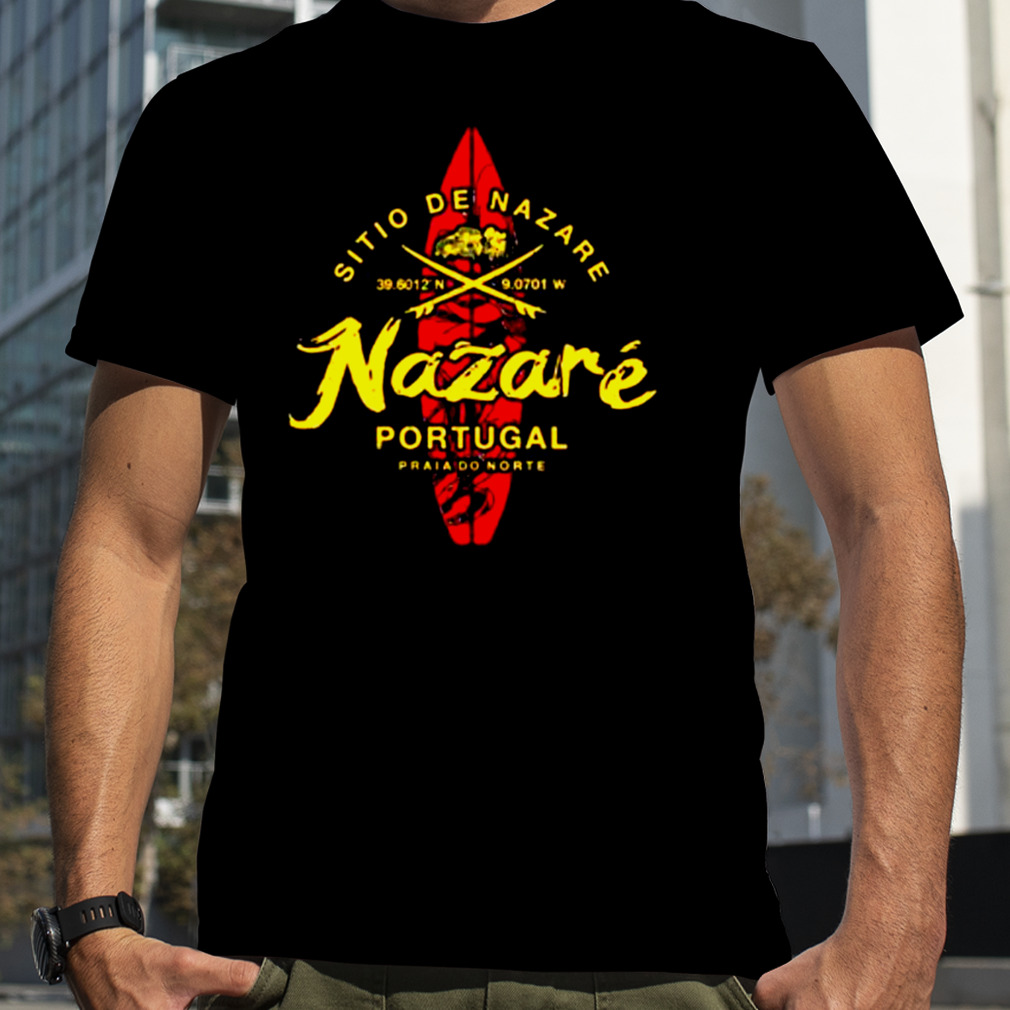 Nazare Portugal Vintage Surfing shirt