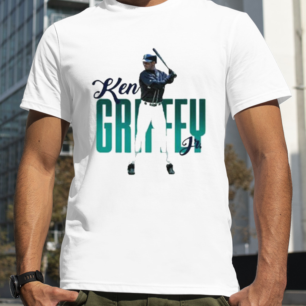 Ken Griffey Jr. Men's Cotton T-Shirt - True Navy - Seattle | 500 Level