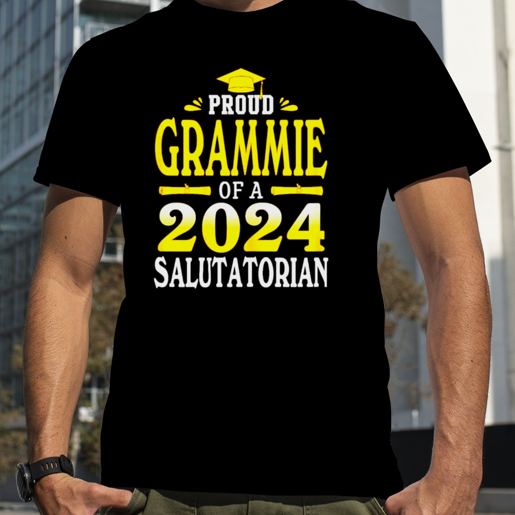 proud grammie of a 2024 salutatorian graduate graduation shirt