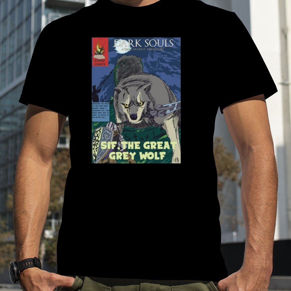 Dark Souls Sif The Great Grey Wolf shirt
