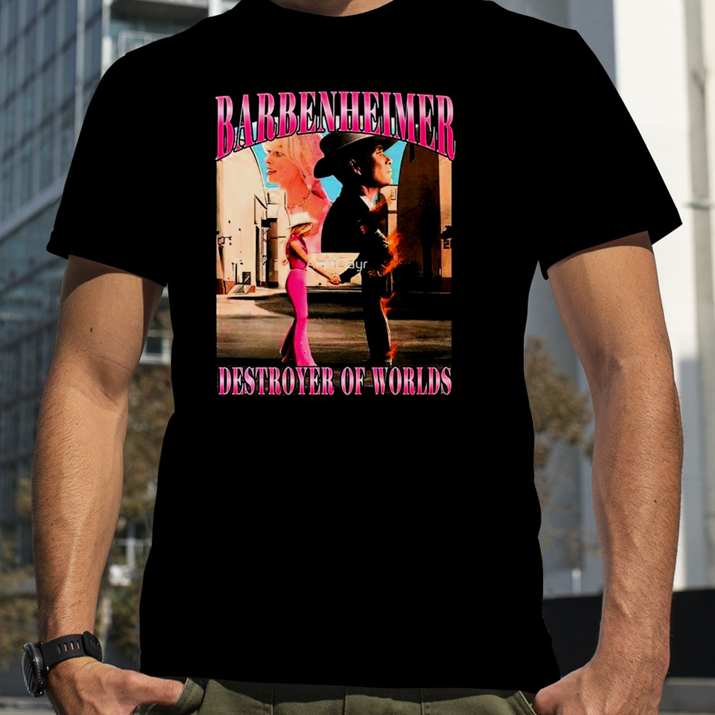 Barbenheimer Destroyer Of World Barbie x Oppenheimer T-Shirt
