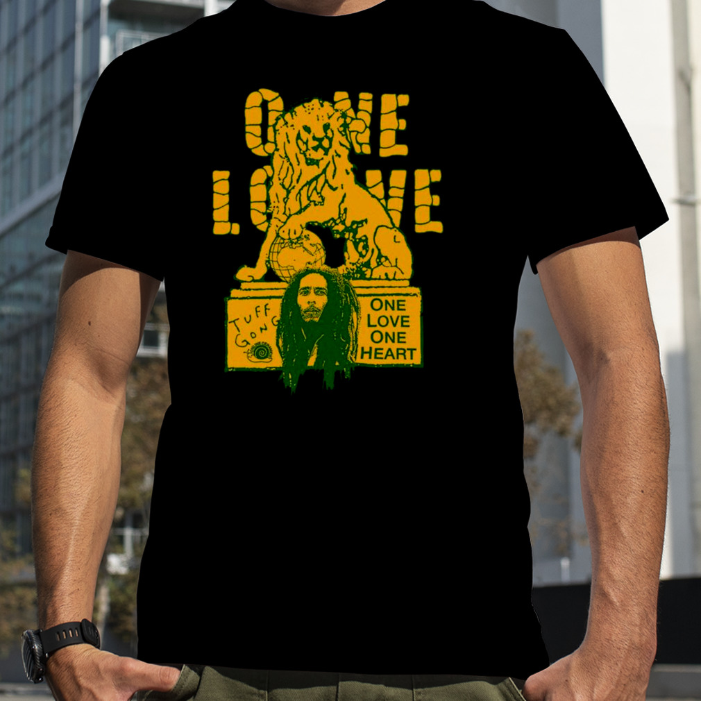 Bob Marley Tuff Gong One Love One Heart Online Ceramics 2023 Shirt