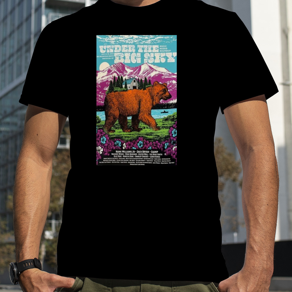 under the Big Sky Fest 2023 Poster Shirt