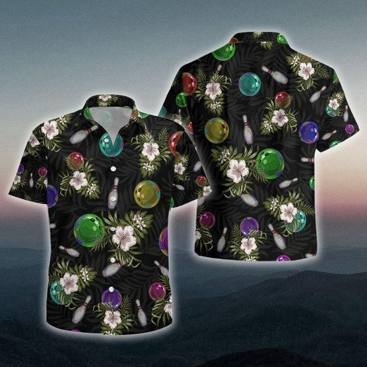 Who Gives A Split Black Bowling Tropical Unisex Hawaiian Shirts