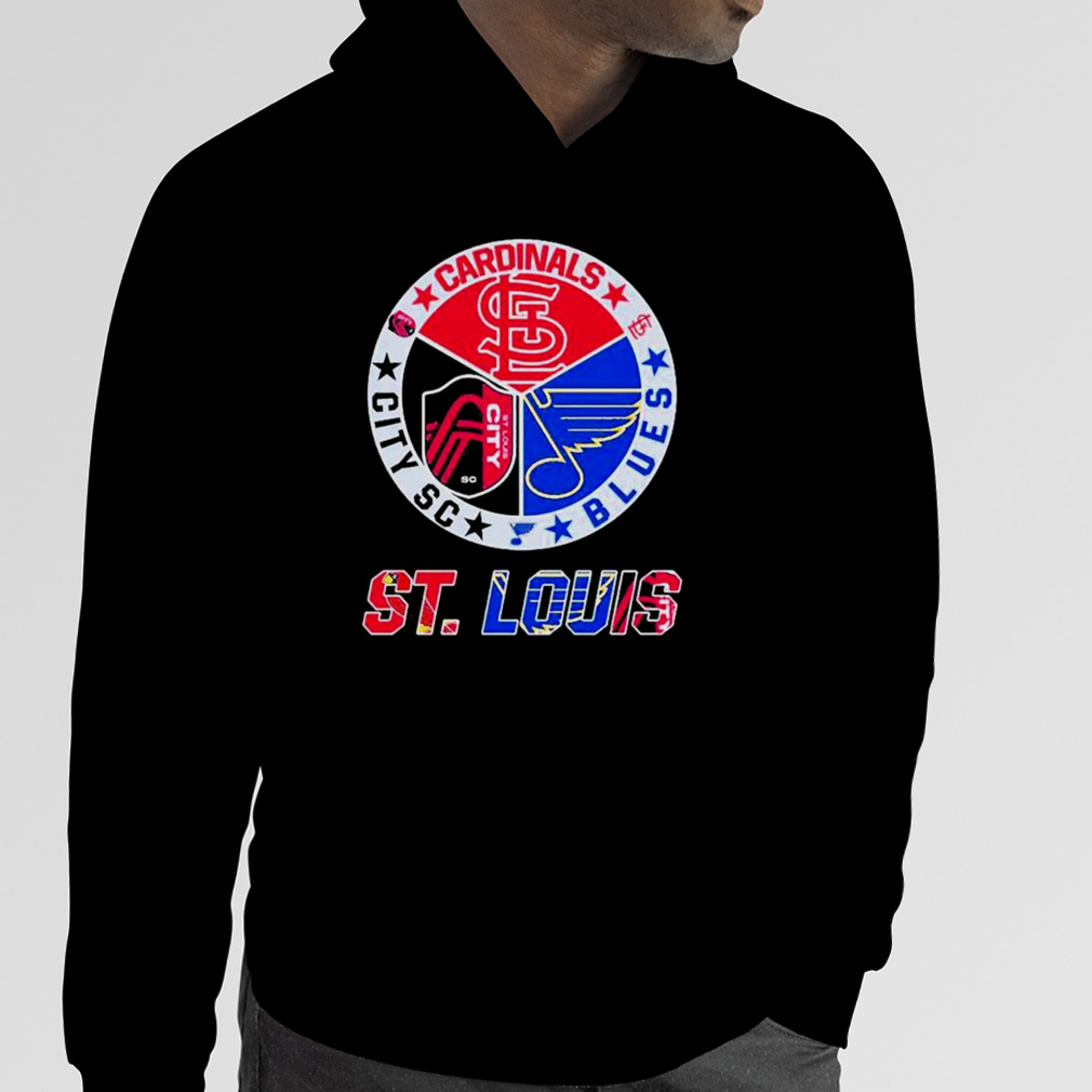 2023 St Louis Sports Teams Cardinals Blues And City Fc T Shirt, hoodie,  sweater and long sleeve